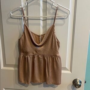 American Eagle Outfitters Tan Camisole Top